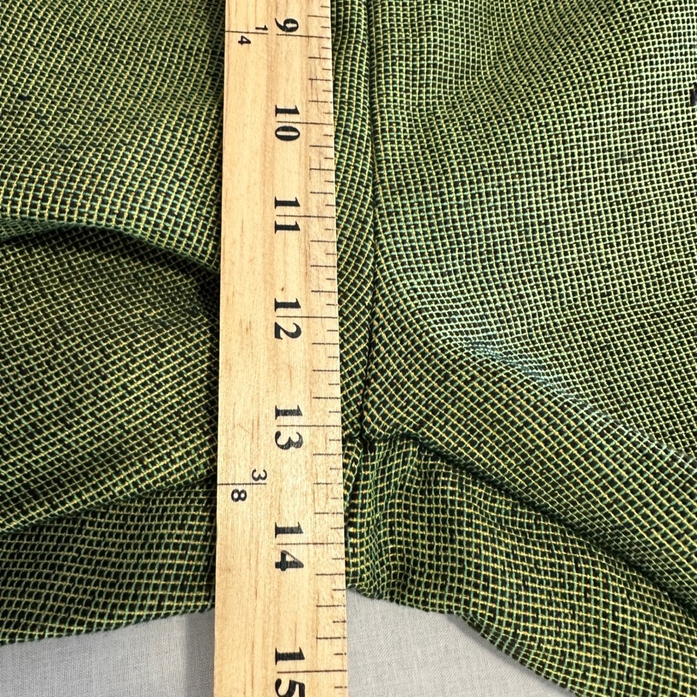 Earthbound Trading Co Women's XL Tapestry Pants Green Mushroom Butterfly Fringe - Picture 7 of 10